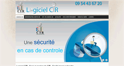 Desktop Screenshot of logiciel-cir.com