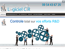 Tablet Screenshot of logiciel-cir.com